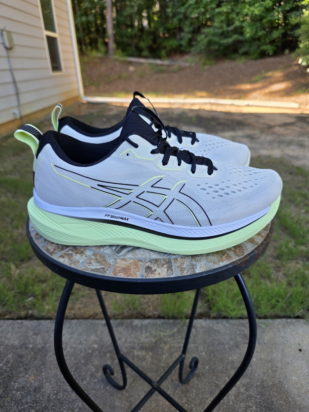 Asics GlideRide Max 1011B891 Birch/Black Running Shoes Sneakers Men’s Size 10